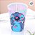 Copo de Plástico Stitch Beijos - 280ml - 1 unidade - Disney Original - Rizzo - Imagem 1