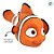 Boneco Nemo Articulado de Vinil - 15cm  - 1 unidade - Disney Original - Rizzo - Imagem 3