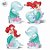 Decoração de Mesa - Ariel - 4 unidades - Disney Original - Rizzo - Imagem 2