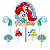 Topo de Bolo Impresso - Ariel - 01 unidade - Disney Original - Rizzo - Imagem 1