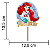 Topo de Bolo Impresso - Ariel - 01 unidade - Disney Original - Rizzo - Imagem 3