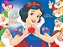 Painel Grande TNT Branca de Neve -1,40x1,03cm - Disney Original - Rizzo - Imagem 1