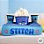 Kit Almofada Pipoca Stitch Just Chill - 1 unidade - Disney Original - Rizzo - Imagem 1
