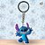 Chaveiro Emborrachado Stitch - 5cm - 1 unidade - Disney Original - Rizzo - Imagem 1