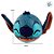 Brinquedo Squish Pelúcia - Stitch Sorrindo - 8cm - 1 unidade - Disney Original - Rizzo - Imagem 3