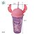 Copo de Plástico com Tampa e Canudo Orelha Angel - 500ml - 1 unidade - Disney Original - Plasútil - Imagem 3