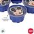 Formas para Gelatina - Mickey Azul - 150ml - 7,5x5cm - 4 unidades - Disney Original - Rizzo - Imagem 2