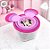 Kit 3 Potes de Plástico - Minnie Rosa e Lilás - 1 unidade - Disney Original - Rizzo - Imagem 1