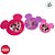 Kit 3 Potes de Plástico - Minnie Rosa e Lilás - 1 unidade - Disney Original - Rizzo - Imagem 5