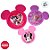 Kit 3 Potes de Plástico - Minnie Rosa e Lilás - 1 unidade - Disney Original - Rizzo - Imagem 6