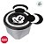 Kit 3 Potes de Plástico - Mickey Preto e Branco - 1 unidade - Disney Original - Rizzo - Imagem 4