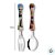 Kit Colher e Garfo Infantil - Toy Story Azul - 1 unidade - Disney Original - Rizzo - Imagem 3