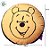 Almofada Redonda Ursinho Pooh - 32x28cm - 1 unidade - Disney Original - Zonacriativa - Imagem 3