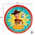 Prato de Papel Redondo - Toy Story - 18cm - 8 unidades - Disney Original - Rizzo - Imagem 3
