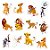 Mini Personagens Decorativos - Rei Leão - 12 unidades - Disney Original - Rizzo - Imagem 2