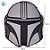 Almofada Formato Mandalorian - Star Wars - 36x30cm - 1 unidade - Disney Original - Zonacriativa - Imagem 3
