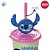 Copo de Plástico com Tampa e Canudo Pin Lilo e Stitch - 500ml - 1 unidade - Disney Original - Plasútil - Imagem 2
