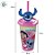 Copo de Plástico com Tampa e Canudo Pin Lilo e Stitch - 500ml - 1 unidade - Disney Original - Plasútil - Imagem 3