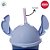 Copo de Plástico com Tampa e Canudo Orelha Stitch - 500ml - 1 unidade - Disney Original - Plasútil - Imagem 2