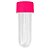 Mini Tubete Para lembrancinha Cristal Com Tampa Rosa Pink - 8cm - 10 unidades - Rizzo - Imagem 4