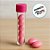 Mini Tubete Para lembrancinha Cristal Com Tampa Rosa Pink - 8cm - 10 unidades - Rizzo - Imagem 5