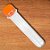 Tubete Para lembrancinha Cristal Com Tampa Laranja - 13cm - 10 unidades - Rizzo - Imagem 1