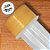 Tubete Para lembrancinha Cristal Com Tampa Ouro - 13cm - 10 unidades - Rizzo - Imagem 2