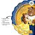 Kit Copo e Prato de Papel - A Bela e a Fera - 16 Itens - 1 unidade - Disney Original - Rizzo - Imagem 2