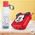 Conjunto Sanduicheira e Garrafa - Mickey Mouse - Vermelho - 1 unidade - Disney Original - Rizzo - Imagem 1