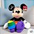 Pelúcia Mickey com Roupa LGBTQIA+ Personalizado Nome na Orelha - 42cm - 1 unidade - Disney Original - Rizzo - Imagem 1