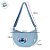 Bolsa Transversal Jeans - Stitch - 32x19cm - 1 unidade - Disney Original - Rizzo - Imagem 3
