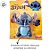 Brinquedo Squish Borracha - Stitch - 9cm - 1 unidade - Disney Original - Rizzo - Imagem 3