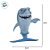 Mini Figura Colecionável - Bruce - Procurando Nemo - 5cm - 1 unidade - Disney Original - Rizzo - Imagem 3