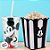 Kit Cinema - Balde de Pipoca e Copo com Canudo - Mickey Preto - 1 unidade - Disney Original - Rizzo - Imagem 1