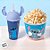 Kit Cinema - Balde de Pipoca e Copo com Canudo - Orelha Stitch  - 1 unidade - Disney Original - Rizzo - Imagem 1
