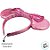 Tiara Minnie Laço Rosa Glitter - 1 unidade - Disney Original - Rizzo - Imagem 5