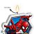 Vela Plana Adesivada - Homem Aranha - 1 unidade - Disney Original - Rizzo - Imagem 2