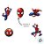 Mini Personagens Decorativos - Homem Aranha - 12 unidades - Disney Original - Rizzo - Imagem 2