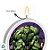 Vela Plana Adesivada - Hulk - 1 unidade - Disney Original - Rizzo - Imagem 2