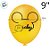 Balão de Festa Decorado 9" 23cm - Mickey Mouse - 25 unidades - Disney Original - Rizzo - Imagem 3