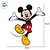 Cartaz Personagem Articulado - Mickey Mouse - 1 unidade - Disney Original - Rizzo - Imagem 3