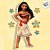 Cartaz Personagem Articulado - Moana - 1 unidade - Disney Original - Rizzo - Imagem 1