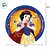 Prato de Papel Redondo - Branca de Neve - 8 unidades - Disney Original - Rizzo - Imagem 3