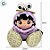 Pelúcia Boo Big Feet - Monstros SA - 30cm - 1 unidade - Disney Original - Rizzo - Imagem 3