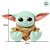 Pelúcia Grogu Big Feet - Star Wars - 30cm  - 1 unidade - Disney Original - Rizzo - Imagem 3