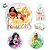 Decoração de Bolo - Princesas - 5 unidades - Disney Original - Regina - Imagem 2