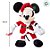 Pelúcia Mickey Noel Candy Cane - Vermelho/Branco - 40cm - 1 unidade - Disney Original - Cromus - Imagem 5