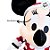 Pelúcia Minnie Noel com Vestido Poá - Vermelho/Branco - 42cm - 1 unidade - Disney Original - Rizzo - Imagem 2
