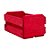 Caixote de Madeira Vermelho 11,5x8,5x6,5cm - 01 Unidade - Rizzo - Imagem 1