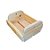 Caixote de Madeira Crua 12x10x6cm - 01 Unidade - Rizzo - Imagem 1